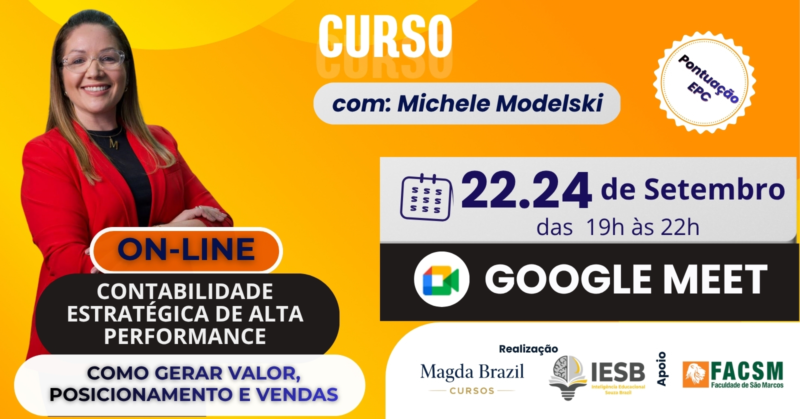 Imagem do curso CONTABILIDADE ESTRATÉGICA DE ALTA PERFORMANCE-  COMO GERAR VALOR, POSICIONAMENTO E VENDAS