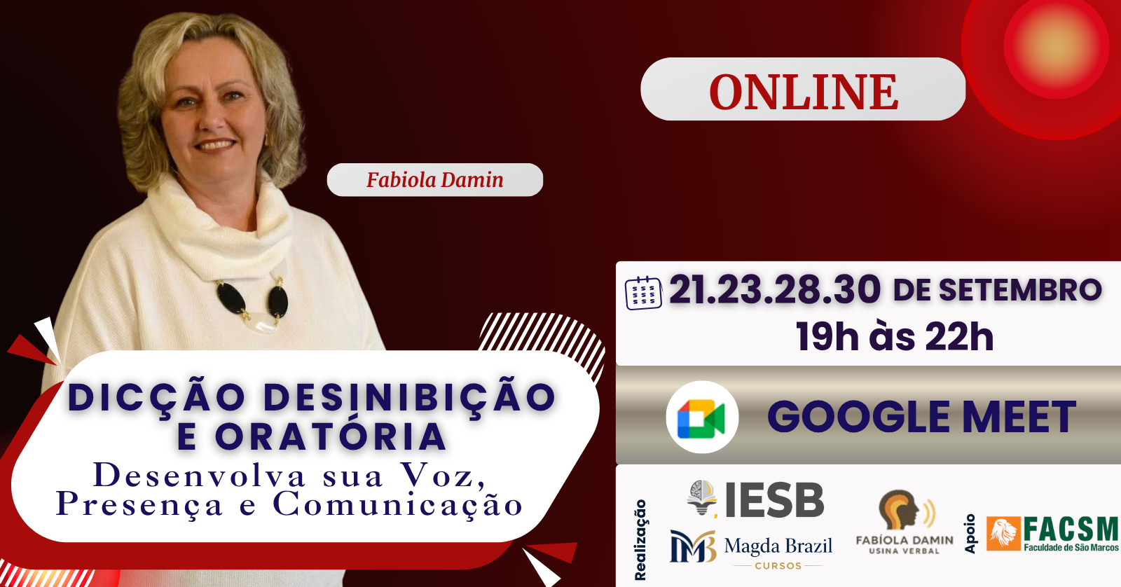 Imagem do curso CURSO DICÇÃO DESINIBIÇÃO E ORATÓRIA: DESENVOLVA SUA VOZ, PRESENÇA E COMUNICAÇÃO T1