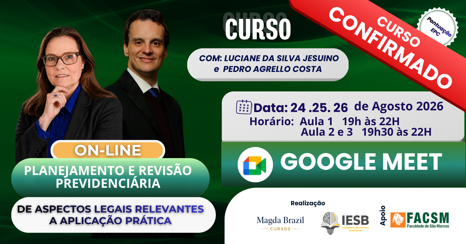 CURSO PLANEJAMENTO E REVISÃO PREVIDENCIÁRIA