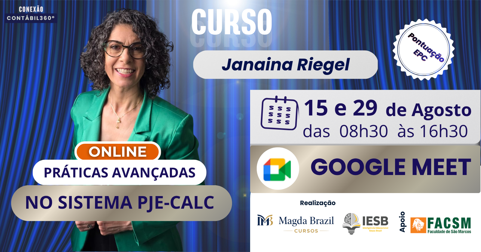 Imagem do curso CURSO PRÁTICAS AVANÇADAS NO SISTEMA PJE-CALC - EAD