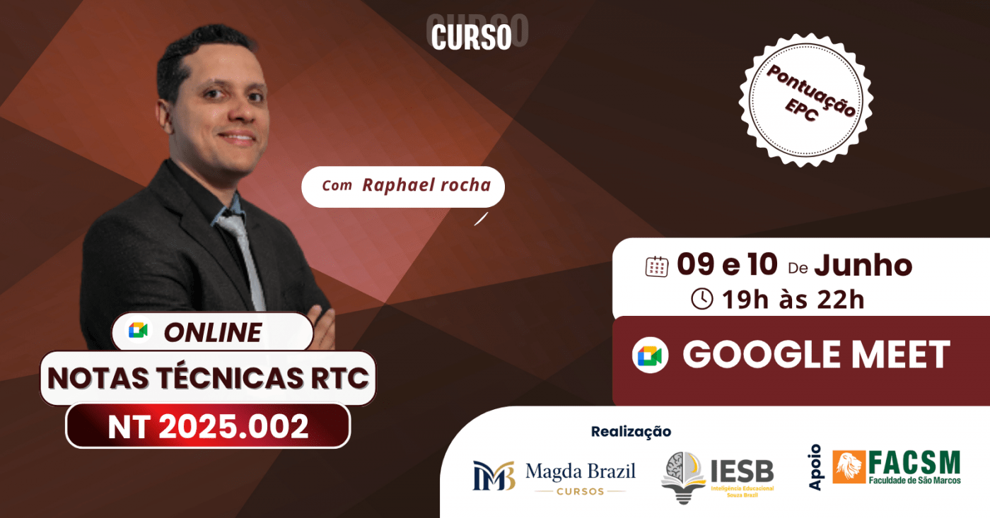 Imagem do curso NOTAS TÉCNICAS RTC: NT 2025.002 (NF-e/NFC-e) + NFS-e (NT SE/CGNFS-e 004/005/007) Apuração Assistida